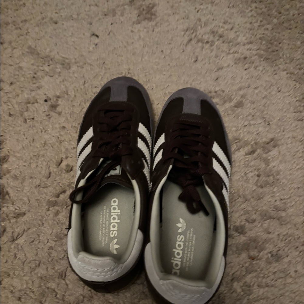 Adidas Brown and Gray Sneakers